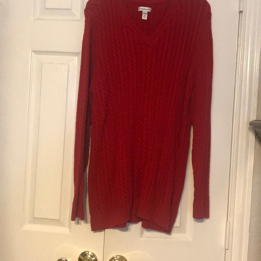 Croft & Barrow Red Sweater